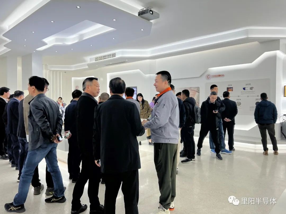 浙江省電氣行業(yè)協(xié)會參觀考察里陽半導體臺州工廠